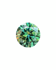 Green Moissanite 8 carat